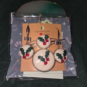 Set de bijuterii festive - crăciun - îmbrăcăminte de crăciun - Artynos.ro