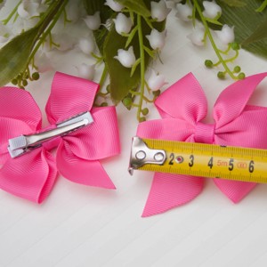 Clemă de păr cu fundă - Roz - îmbrăcăminte și modă - accesorii păr - clemă de păr și ac de păr - Artynos.ro