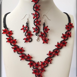 Set de bijuterii pentru nunta, mireasa, casual, SSZEB-GY02-bi-2 - Artynos.ro