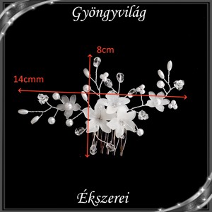 Bijuterii, ornamente de păr, catarame de păr: nuntă, mireasă, ornamente de păr casual S-H-FÉ09-03e -  - Artynos.ro