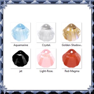 Bijuterii: Swarovski shell 16mm in mai multe culori, , , ARTYNOS