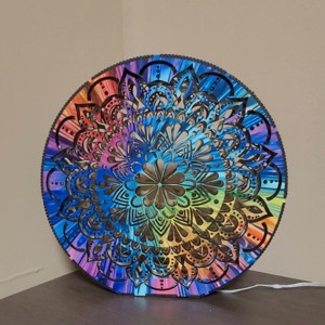 Mandala model curcubeu condus lampă - casă & stil de viață - lămpi și corpuri de iluminat - lampă de ambianță - Artynos.ro