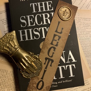 Semn de carte LECTIO � sigiliu auriu si efect patinat, Carti si creatii cu tematica muzicala, cadouri, Semn de carte, Fotografie, grafica, desen, ilustratie, Obiecte pictate, ARTYNOS