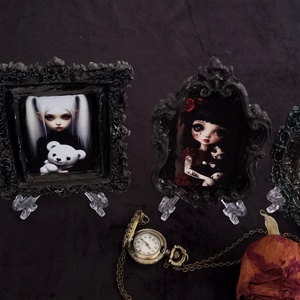 Set de trei rame Mistery Dark - unicat - casă & stil de viață - decorațiuni de casă - decorațiuni de masă și rafturi - decorațiuni de masă - Artynos.ro