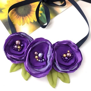 Colier handmade - Lavender Bloom - bijuterii - coliere - chockere - Artynos.ro