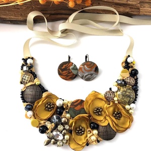 Colier statement - Golden Vintage - Artynos.ro