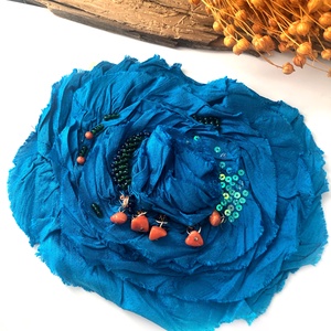 Brosa handmade - Aegean Breeze - bijuterii - broșe - Artynos.ro
