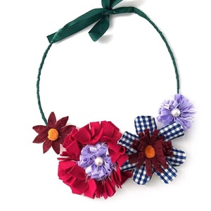 Colier statement handmade - Meadow Party - Artynos.ro