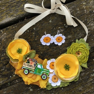 Colier handmade - Pickup în Luncă - bijuterii - coliere - chockere - Artynos.ro