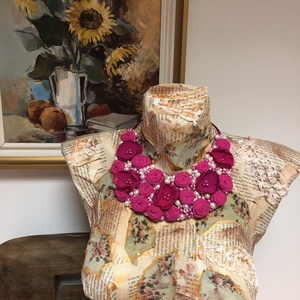 Colier - Romantic Bloom - bijuterii - coliere - chockere - Artynos.ro