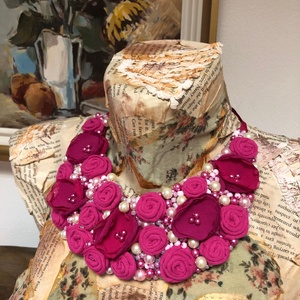 Colier - Romantic Bloom - bijuterii - coliere - chockere - Artynos.ro