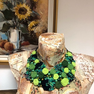 Colier - Summer Garden - bijuterii - coliere - chockere - Artynos.ro