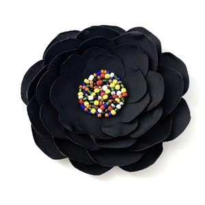 Brosa - Floare neagra - bijuterii - broșe - Artynos.ro