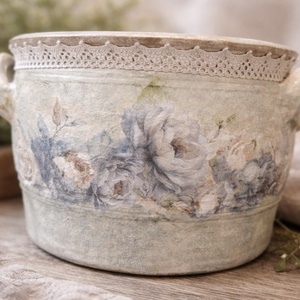 Suport decorativ vintage romantic handmade � piesă unicat - casă & stil de viață - echipamente de bucătărie - decor de bucătărie - magneți de frigider - Artynos.ro