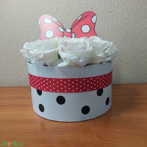 Cutie de flori cu Mickey Mouse cu buline - casă & stil de viață - accesorii pentru decorat casa - decorațiuni de masă și decorațiuni pentru rafturi  - cutii decor, cutii de suveniruri - Artynos.ro