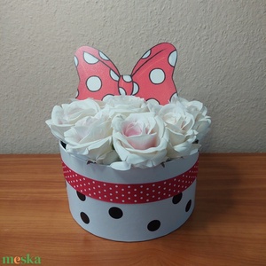 Cutie de flori cu Mickey Mouse cu buline - casă & stil de viață - accesorii pentru decorat casa - decorațiuni de masă și decorațiuni pentru rafturi  - cutii decor, cutii de suveniruri - Artynos.ro