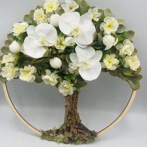 Életfa ajtódísz 37 cm, Casa & Stil de viata, Accesorii pentru decorat casa, Suport de flori, Coronite decor, Aranjament de flori, mérete 37 cm
minden része maradandó
alapanyag fa
művirágokkal díszítve, ARTYNOS