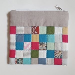 Patchwork geanta de toaleta 3., Genti si portofele, Genti cosmetice, Peticire, Patchwork, matlasare, ARTYNOS