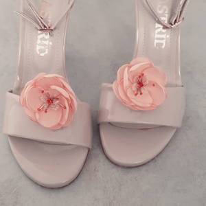 Set Accesorii - broșă/agrafă și clipsuri de pantofi Peach Blossom - bijuterii - broșe - Artynos.ro