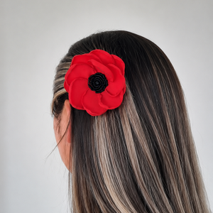 Brosa/agrafa Crimson Poppy - Artynos.ro
