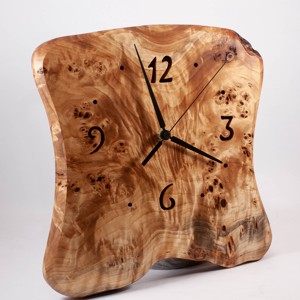 Ceas de perete din lemn, ceas din lemn rustic, -  - Artynos.ro