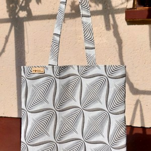 Geanta de cumparaturi cu model clepsidra, Geanta si husa, Geanta pentru cumparaturi, Geanta shopper, geanta tote, geanta textila, Cusatura, ARTYNOS