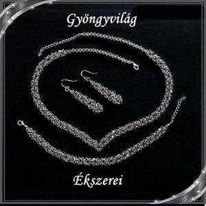 Set de bijuterii de nuntă, de mireasă, casual, cristal Swarovski SSZE-SW01-1 5328 -  - Artynos.ro