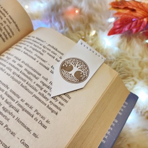 Semn de carte din piele - Copacul vietii, , , ARTYNOS