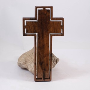 Cruce din lemn modelata, cruce de perete, , , ARTYNOS