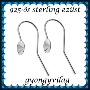  Accesorii pentru bijuterii din argint 925: baza pentru cercei cu carlig EFK A 59-5, , , ARTYNOS