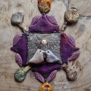 Zână (cuvertură textilă pentru copii) - jucării și echipamente pentru copii - jocuri de gândire - curcubeu montessori, jocuri waldorf - Artynos.ro