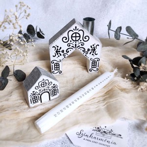 Lumânare calendar Advent - Christmas Cottage - accesorii de crăciun - decorațiuni de advent - decor de masa advent - Artynos.ro