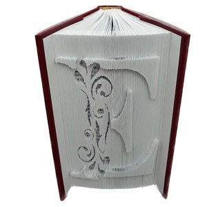 Sculptura carte cu litere mari decorata, Casa & Stil de viata, Accesorii pentru decorat casa, Decoratiuni de masa si decoratiuni pentru rafturi , Sculptura de carte, carte pliata, , ARTYNOS