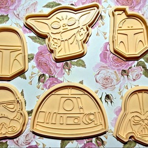Set de forme pentru biscuiti Star Wars, , , Setul contine toate figurinele prezentate in imagini (6 buc.)
, ARTYNOS