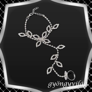 Bijuterii-brățări: brățară-brățară de cristal ES-K08 - accesorii nuntă - bijuterii mireasă - brățări mireasă  - Artynos.ro