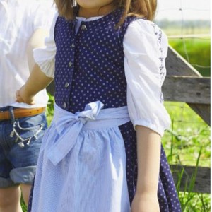 Albastru pictor fata costum popular - EMMA - mai multe dimensiuni de la 1-10 ani-, , , ARTYNOS