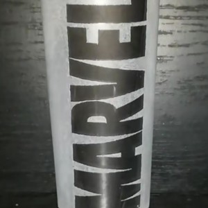 Pahar de sticlă cu model Daredevil Marvel  -  - Artynos.ro