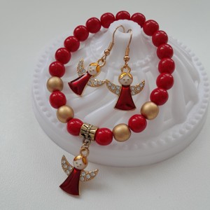 Set de bijuterii Angel - brățară, cercei -  - Artynos.ro