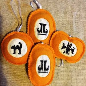 Toamna, Haloween simtit ornamente cu decorare cusatura cruce, , , ARTYNOS