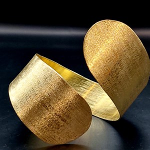 Bratara larga minimalista din alama, , , ARTYNOS