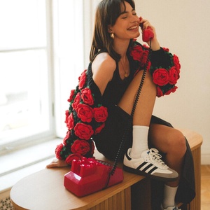 Cardigan rose - îmbrăcăminte și modă - haine damă - hanorace, cardigane - Artynos.ro
