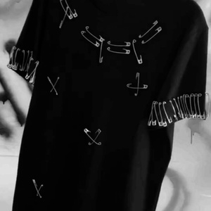 Tricou unisex cu lanturi, Îmbrăcăminte și modă, Haine damă, Tricou și top de damă, Cusătură, ARTYNOS