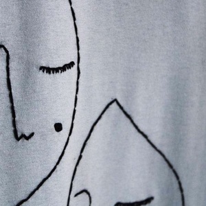 Tricou unisex brodat manual - îmbrăcăminte și modă - haine damă - tricou și top de damă - Artynos.ro