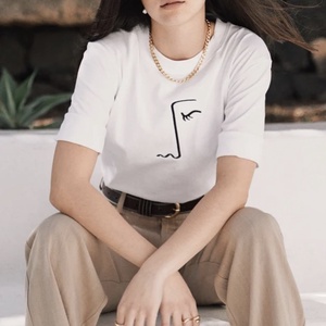 Tricou unisex brodat manual, Îmbrăcăminte și modă, Haine damă, Tricou și top de damă, Broderie, ARTYNOS