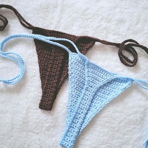 Costum de baie din bumbac elastic - îmbrăcăminte și modă - haine damă - top de damă, bralette - Artynos.ro