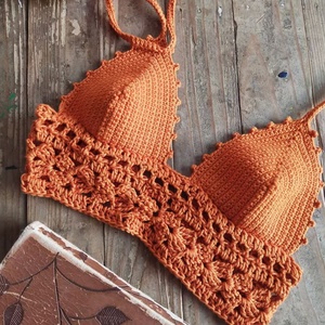 Top de vara crosetat, Îmbrăcăminte și modă, Haine damă, Top de damă, bralette, Croșetat, ARTYNOS