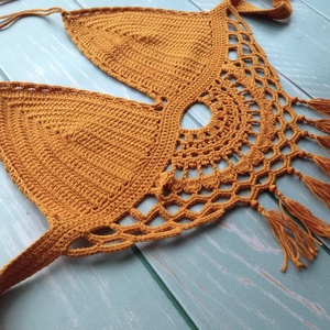 Top de vara crosetat - îmbrăcăminte și modă - haine damă - top de damă, bralette - Artynos.ro