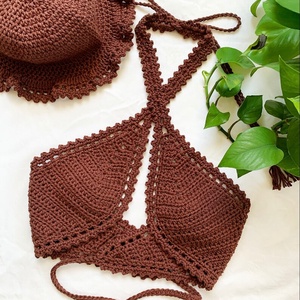 Top de vara crosetat, Îmbrăcăminte și modă, Haine damă, Top de damă, bralette, Croșetat, ARTYNOS
