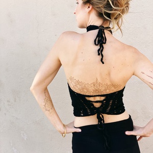 Top de vara crosetat - îmbrăcăminte și modă - haine damă - top de damă, bralette - Artynos.ro