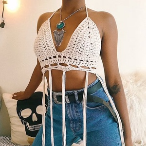 Top de vara crosetat, Îmbrăcăminte și modă, Haine damă, Top de damă, bralette, Croșetat, ARTYNOS